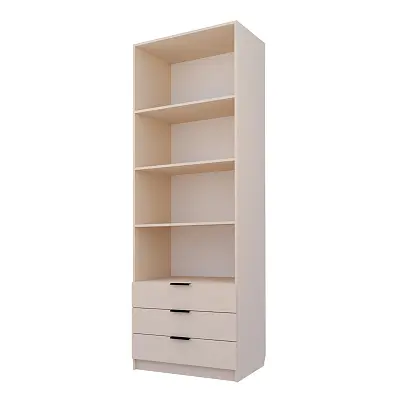 картинка Шкаф ЭКОН распашной 2-х дверный с 3-мя ящиками с полками от магазина КУПИ КУПЕ